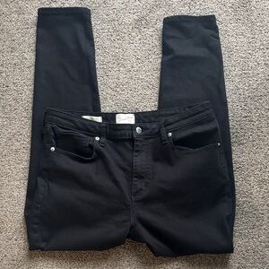 Universal Thread women’s Black denim high rise skinny Jeans sz 14